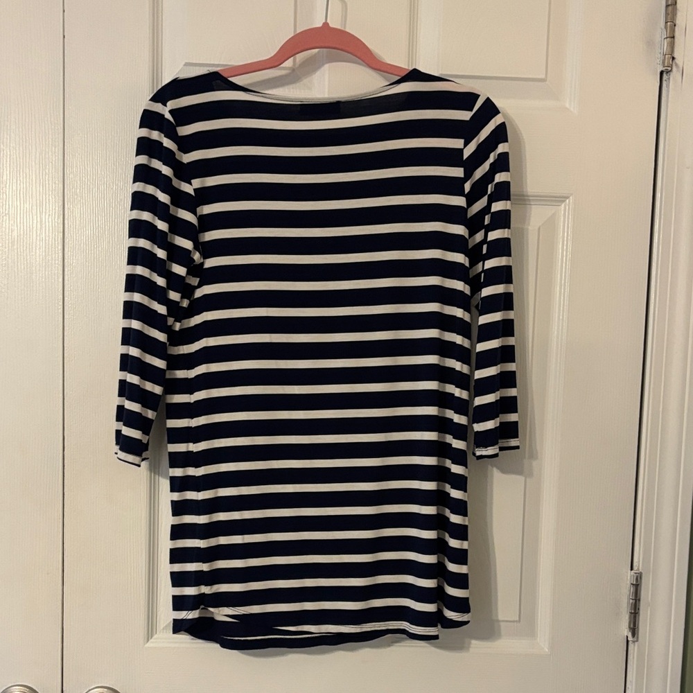 Striped Navy and White Top - Picture 5 of 7